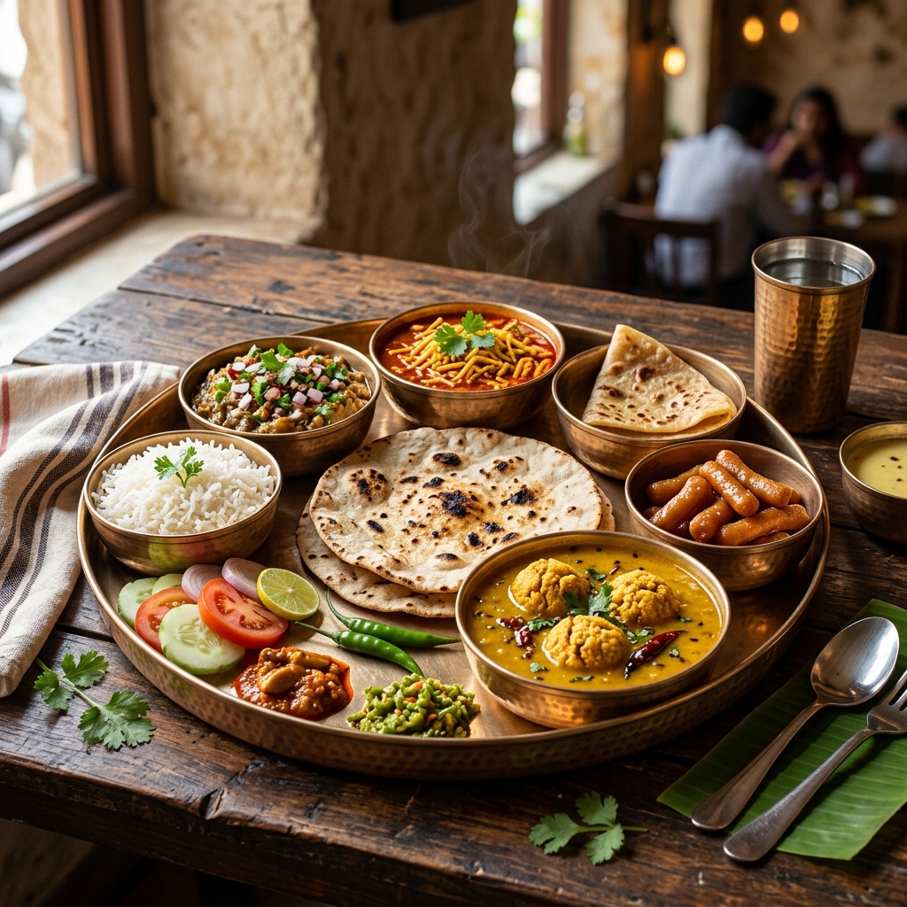 Authentic Khandeshi Special Unlimited Thali